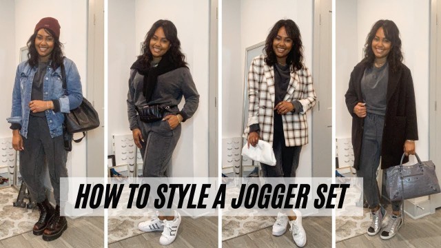 'How To Style A Jogger Set | Casual, Edgy, Chic'