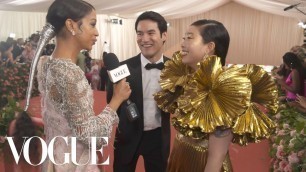 'Awkwafina on Going to Her First Met Gala | Met Gala 2019 with Liza Koshy | Vogue'