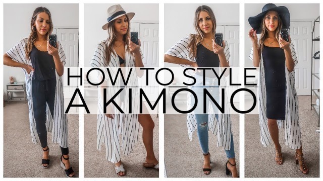 'HOW TO STYLE A KIMONO | KIMONO OUTFIT IDEAS | #outfitideas #affordablestyle'