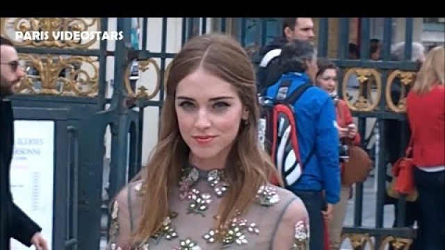 'Chiara Ferragni, Anna Dello Russo, Hofit Golan etc @ show Valentino 10 march 2015 Paris Fashion Week'