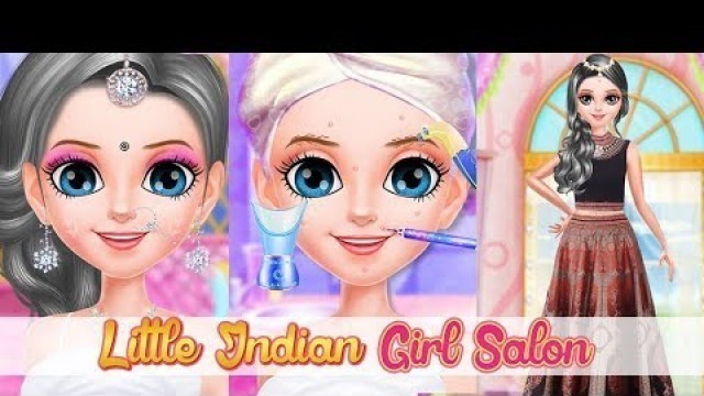 'Indian Girl Wedding Salon Game | Indin Bridal Makeup | Indian Fashion Game Free Girls Game for Kids'