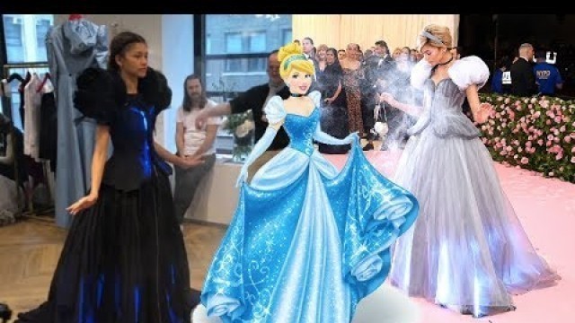 'Behind the scenes of Zendaya Magical Cinderella Costume At Met Gala 2019'