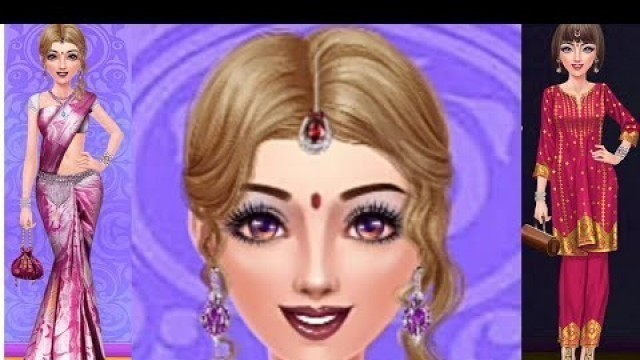 'Indian costume  fashion show makeup and dress up games 51 |  barbie game | Play on Barbie games'