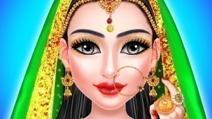 'Dress up and makeup games | fashion show game | wedding game | indian wedding vs foreign wedding'