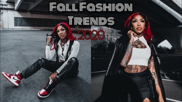 'Fall fashion trends 2020 black Edgy Leather wear vs hypebabe'