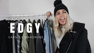 'MY CAPSULE WARDROBE l EDGY FASHION TRENDS'