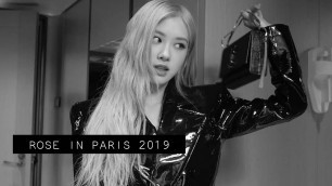 'Blackpink Rose in paris 2019 | YSL fashion week'