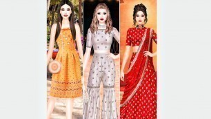 'Indian Fashion Dress Up Stylist|| Game link in description'