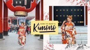 'How to Rent a Kimono in Tokyo, Japan: Tips for First-Timers (YAE, Asakusa)'