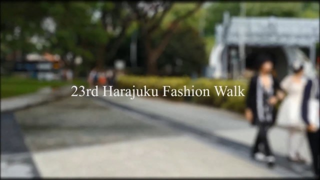 '23rd Harajuku Fashion walk Singapore'