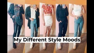 'MY DIFFERENT STYLE MOODS | EDGY, CLASSIC, LOUNGE, GRUNGE, ATHLEISURE, GIRLY, ETC'