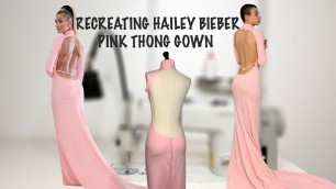 'Recreating Hailey Bieber\'s Met Gala 2019 Pink Dress'