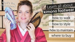 'All about Kimono Footwear // How to Walk in Geta'