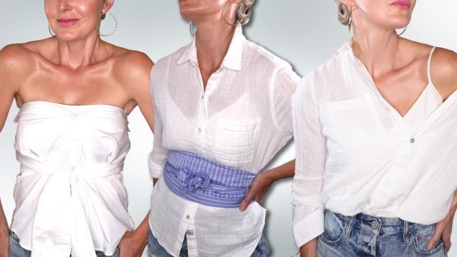 '6 Edgy, Stylish Ways to Wear Your White Button Down Shirt 2020 (How-To style tips)'