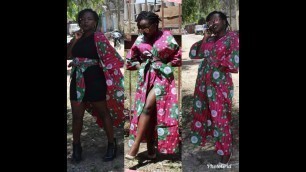 'HOW TO STYLE A KIMONO AND KIMONO BELT, AFRICAN PRINT STYLE.'