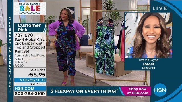 'HSN | IMAN Global Chic Fashions 05.30.2022 - 08 PM'