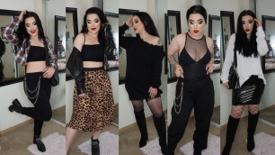 'Date Night | Night Out Lookbook! | Edgy But Dressy Fashion!'