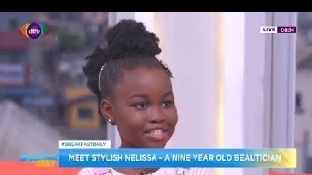 'Meet the 9-year-old fashion prodigy who has 3-years experience in hair styling | Breakfast Daily'