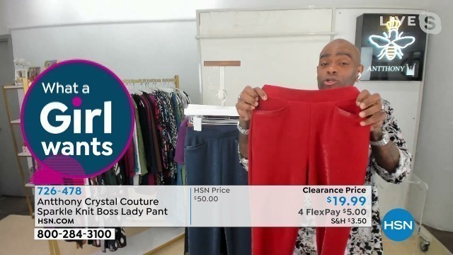 'HSN | Antthony Design Original Fashions Clearance 05.05.2021 - 12 PM'