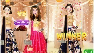 'Indian wedding stylist || girl fashion show game Level 96 #girlgames #msqweddingdesign'