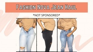 'Fashion Nova Jean Haul... This Is Confusing?? | Re-Building My Wardrobe: Ep. 2'