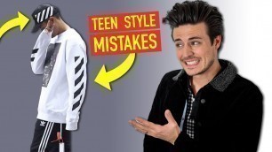 'BIGGEST Style Mistakes Teens Make | Mens Fashion for Younger Dudes!'