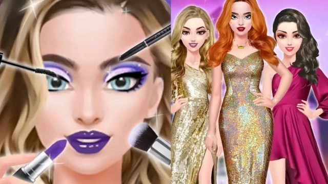 'Vlinder Fashion Queen Dressup makeup Game'