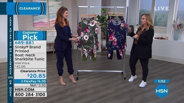 'HSN | Slinky Brand Fashion Clearance 02.13.2020 - 03 PM'