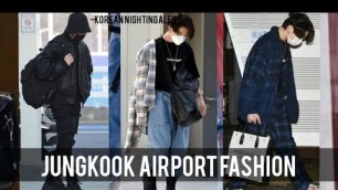 'jungkook airport fashion!![edit]||korean nightingales||'