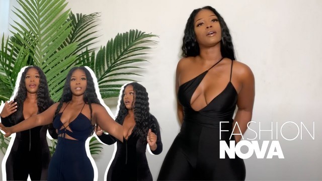 'fashionnova jumpsuit haul | fall/ winter 2020'