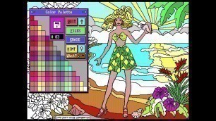 'Longplay: Barbie PC Fashion Designer and Color - Barbie on Vacation (1991) [MS-DOS]'