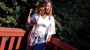 'Sexy Lingerie|All Day AliDi B|Kimono Style Robe'