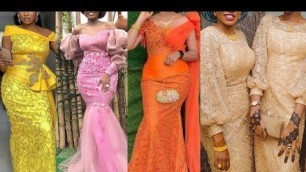 '40+ Best Lace #asoebi Style Designs for Traditional Wedding || African fashion styles for classy lad'