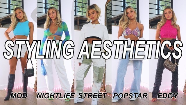 'How to Style Different Aesthetics | Streetstyle, Edgy, Popstar, Nightlife'