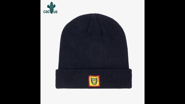 'Winter Hat for Men and Women Solid Woolen Thickened Knit Hats Hip Hop Beanies Warm Hat Soft Casual'