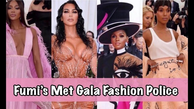 'FUMI\'S FASHION POLICE - MET GALA  RED CARPET 2019 | Fumi Desalu-Vold'