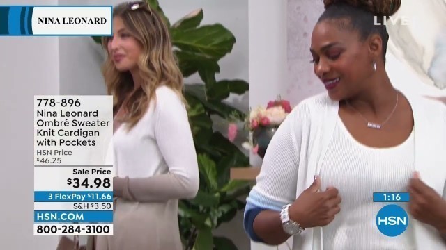 'HSN | Nina Leonard Fashions 03.31.2022 - 12 PM'