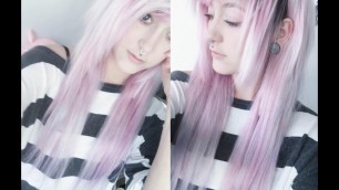 'Dying My Hair Pastel Pink and Pastel Purple VP FASHION LUNATIDE HAIRDYE | Krispuuh'