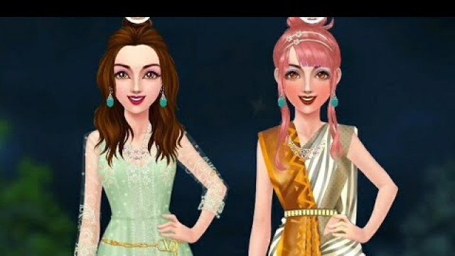 'fashion show game || Fashion show game Indian style fashion #game'