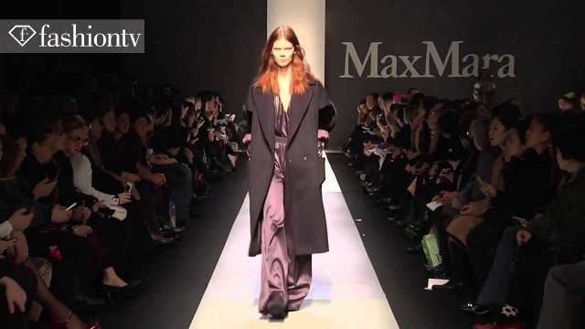 'Max Mara Fall/Winter 2013-14 FULL SHOW | Milan Fashion Week MFW | FashionTV'