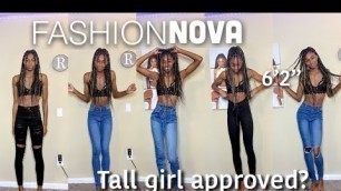 'FASHIONNOVA Pants-Tall Girl Approved?! | Rae'