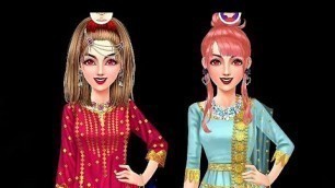 'Fashion show game || Indian style || #kidsgame'