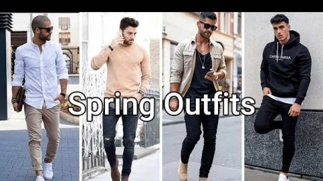 'Top 20 Spring Outfit Ideas for Men 2022 | Spring Outfits 2022 |  Men fashion 2022'