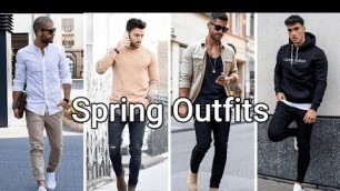 'Top 20 Spring Outfit Ideas for Men 2022 | Spring Outfits 2022 |  Men fashion 2022'