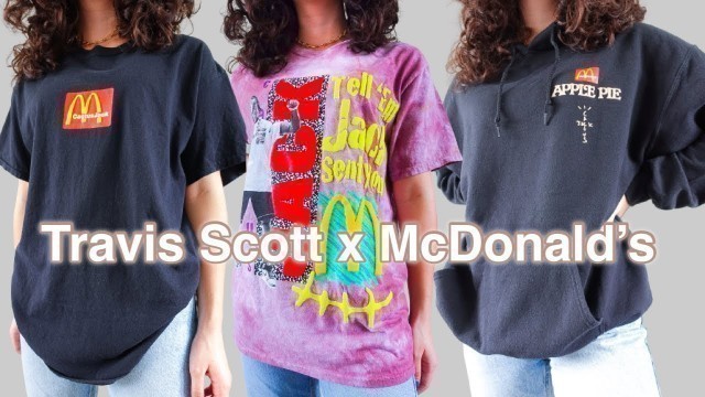 'TRAVIS SCOTT x MCDONALD\'S MERCH TRY ON HAUL'