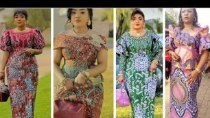 'NEW STUNNING AFRICAN WOMEN\'S DRESSES STYLES BEAUCOUP MAMA IN ANKARA LOOK GOOD IN THIS COLLECTION 