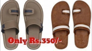 'men\'s chappal slipper only ₹350/- | flip flop latest casual sandal collection 2019 for gents'