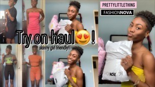 'Fashion Nova & Pretty Little Things Try-On Haul