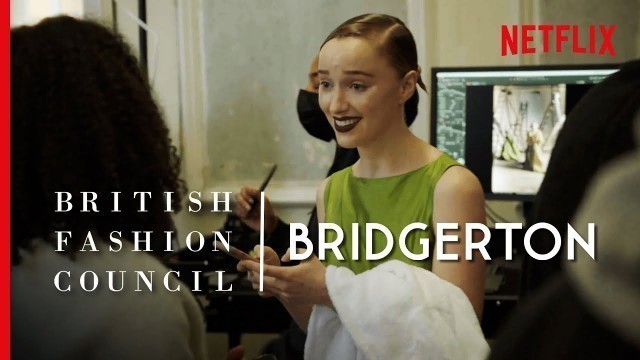 'Bridgerton - Behind the Scenes of the British Fashion Council Photo Shoot'