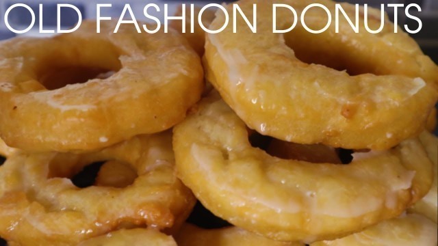 'The Best Ever Old Fashion Vegan Glazed Donuts'